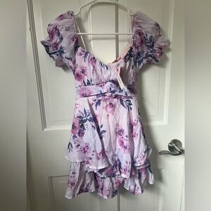 Floral Ruffle Romper Women’s - Francesca’s